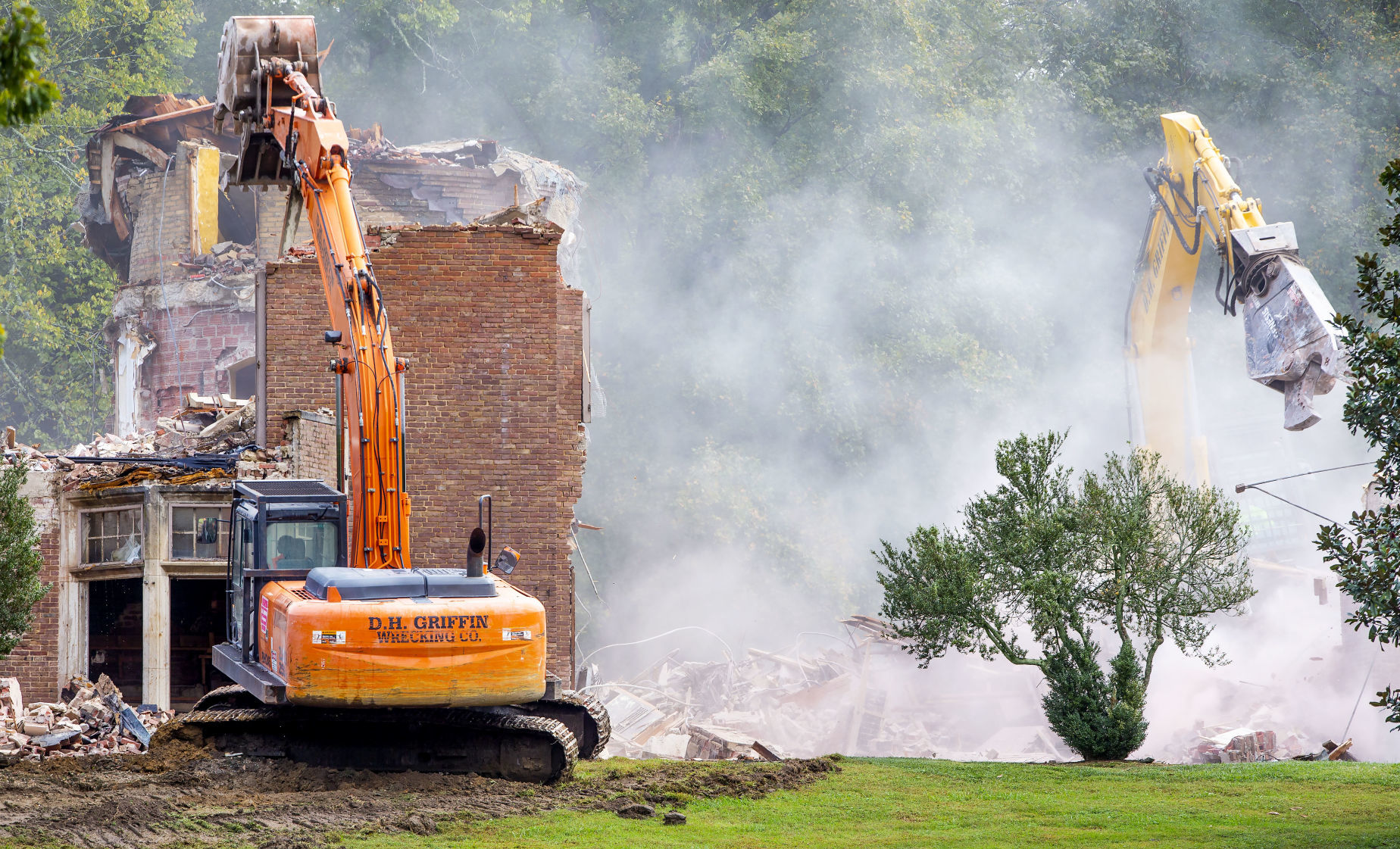 Demolition of Adamsleigh estate